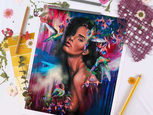 Fluttering Wonder Print