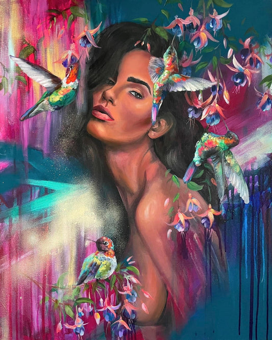 “Fluttering Wonder” - Anna Bostrom Art