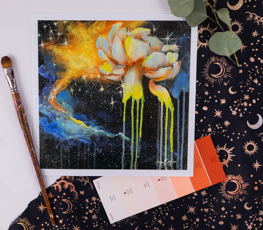 Galaxy Floral No. 2 Print