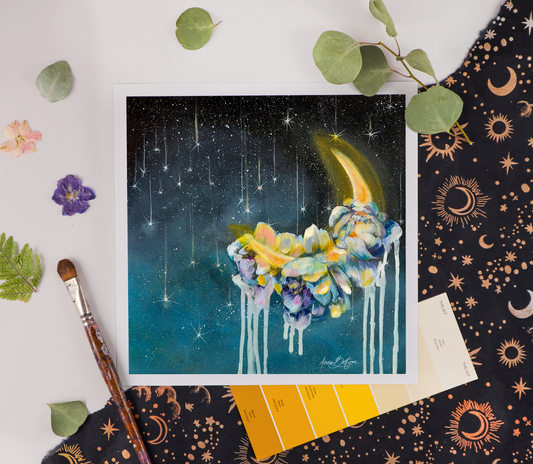 Galaxy Floral No. 5 Print