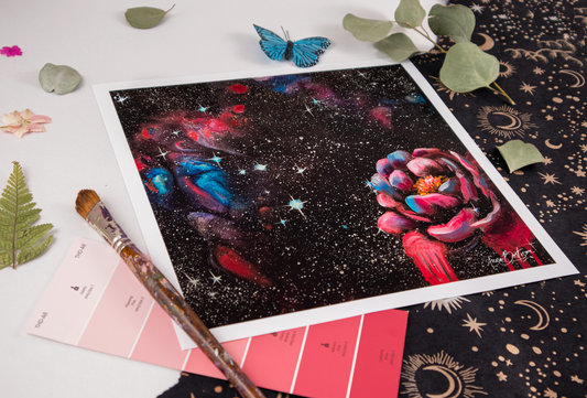 Galaxy Floral No. 6 Print