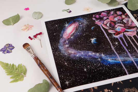 Galaxy Floral No. 8 Print